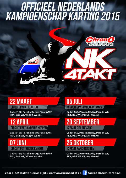 4takt kalender Chrono Karting